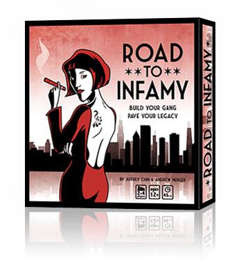 Image of the Road to Infamy board game